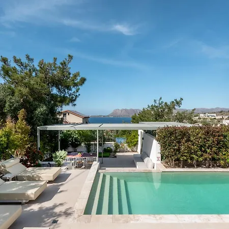 2 Sea View As 1 By Chania Living Stories ヴィラ *
